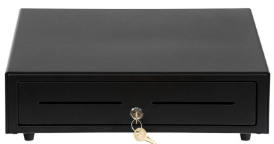 Денежный ящик АТОЛ CD-410-B черный, 410*415*100, 24V.